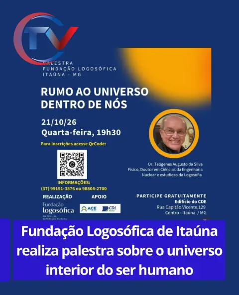 Palestra "Rumo ao Universo Dentro de Nós" no Centro