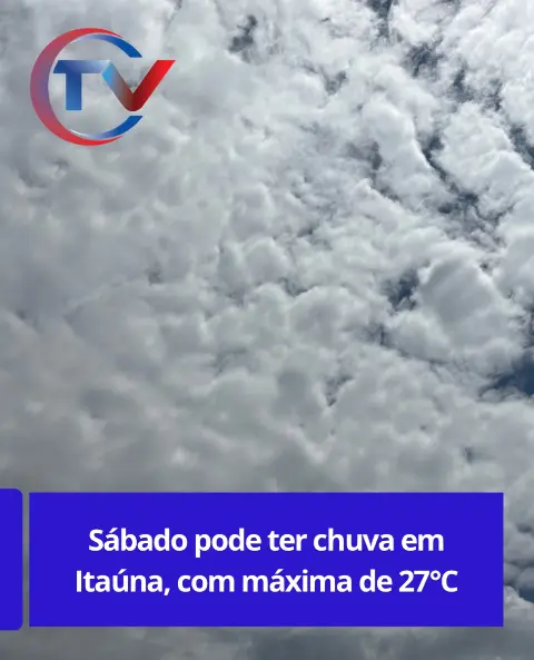 Previsão do tempo em Itaúna neste sábado (17)