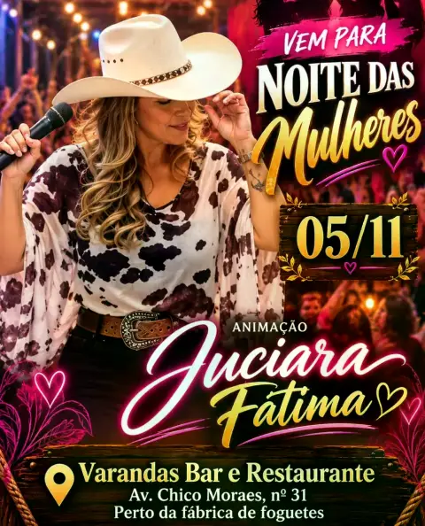 Noite das Mulheres no Varanda's Bar e Restaurante