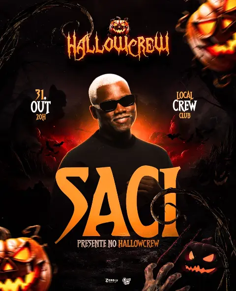 MC Saci ao vivo no Hallowcrew — 31/10