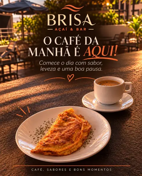 Brisa Açaí e Bar: café da manhã no Kota 807