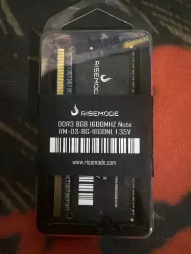 Memória ram de notebook 8gb ddr3 1600mhz