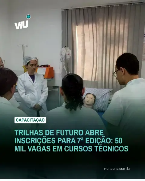 Trilhas de Futuro abre 50 mil vagas em cursos técnicos