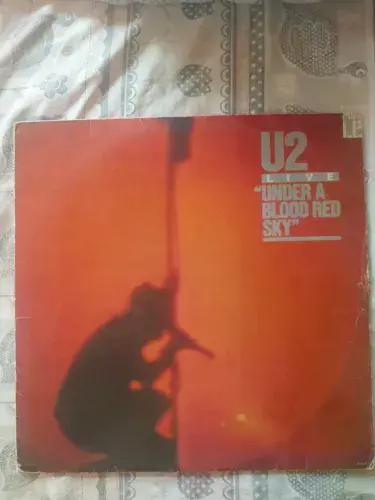 LP Vinil U2 Live "Under A Blood Red Sky" (Usado, Sem arranhões)