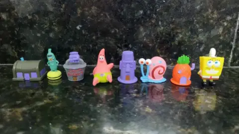 Coleção Bob Esponja Batavinho - 8 raros coloridos (novos)