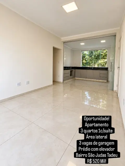 Apartamento 3 quartos à venda no São Judas Tadeu