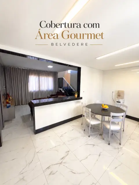 Cobertura 2 níveis no Belvedere – 230 m2