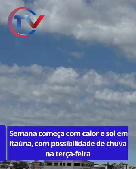 Previsão do tempo: semana de calor em Itaúna