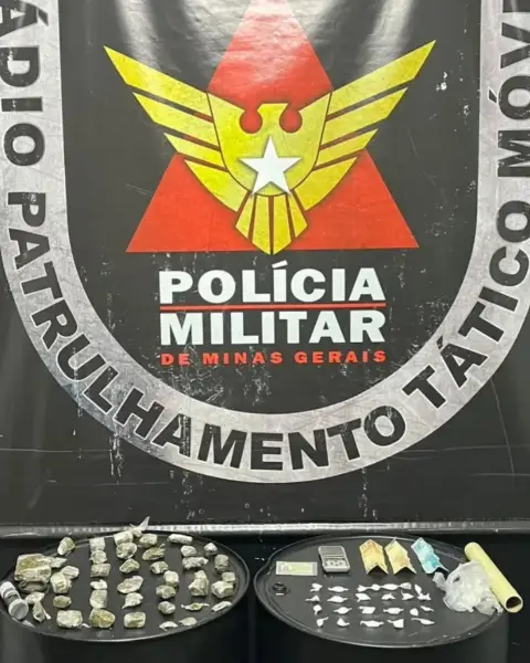 Operação da Polícia Militar apreende grande quantidade de maconha no bairro Nogueira Machado, em Itaúna