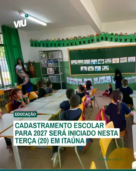 Inscrições Abertas para Cadastramento Escolar 2027