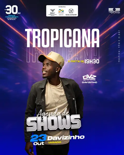 Show Davizinho - Tropical Tênis Clube, 23 de outubro