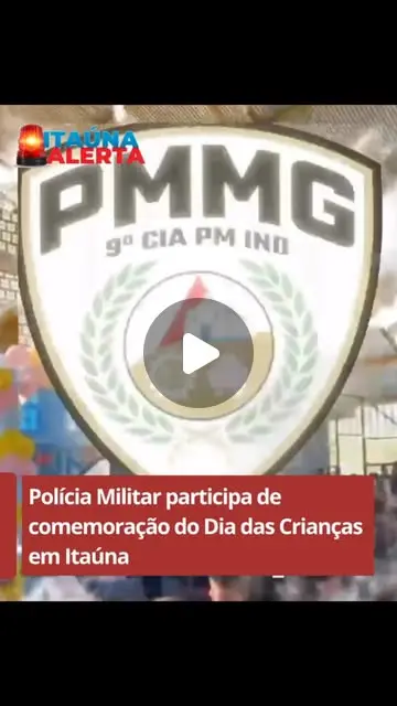 Polícia Militar celebra Dia das Crianças em Itaúna