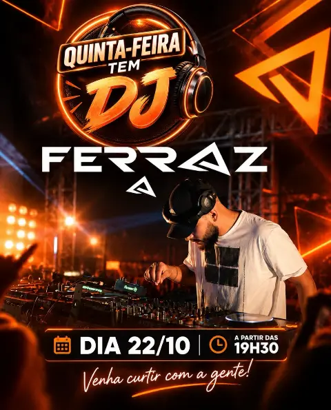 DJ Gustavo Ferraz – quinta-feira 22 de outubro
