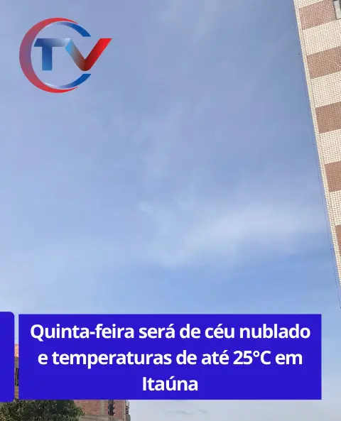 Previsão do tempo em Itaúna nesta quinta-feira (22)