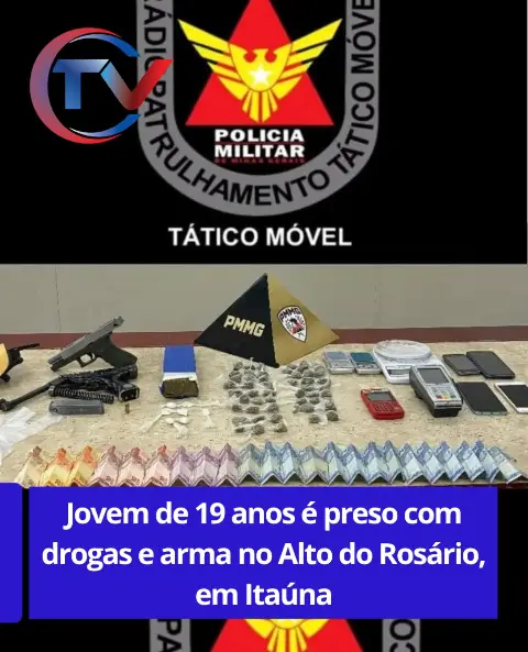Jovem de 19 anos preso por tráfico no Alto do Rosário