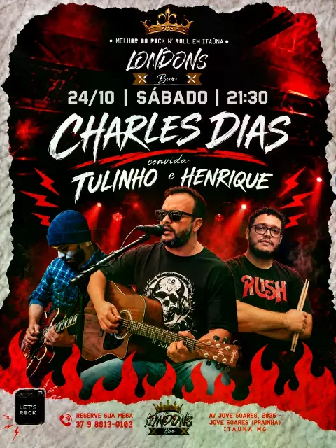 Show de Rock no London's Bar – Sábado, 24/10