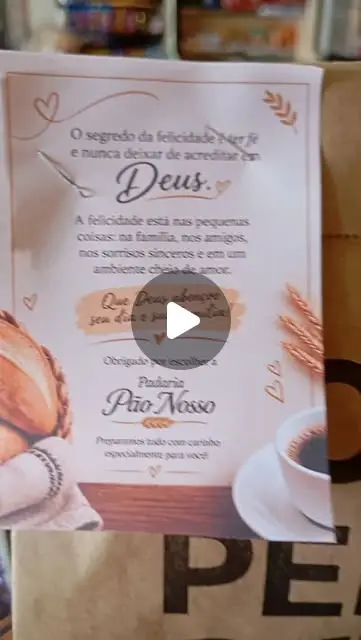 Padaria Pão Nosso: delivery de pães frescos em Itaúna