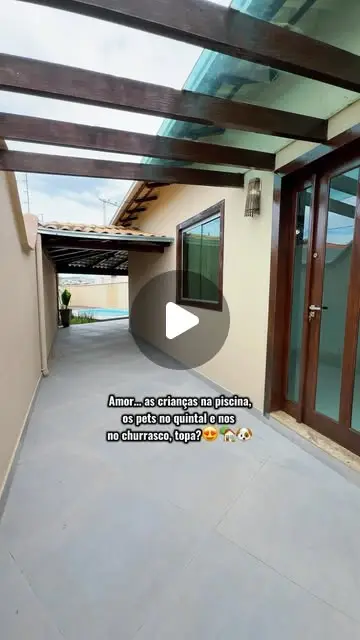 Casa com piscina no Residencial Santanense
