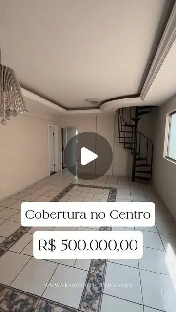Cobertura 3 quartos à venda no Centro