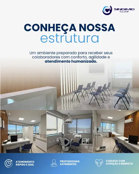 Clínica SINDIMEI Saúde: atendimento para empresas conveniadas