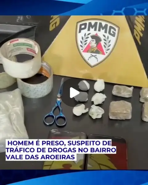 Homem é preso por suspeita de tráfico no Vale das Aroeiras