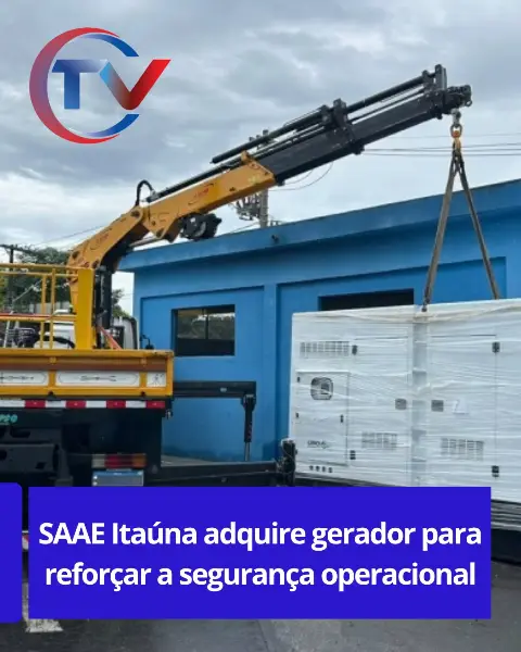 SAAE de Itaúna adquire novo grupo gerador de energia