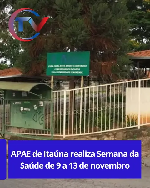 APAE de Itaúna promove Semana da Saúde de 9 a 13 de novembro