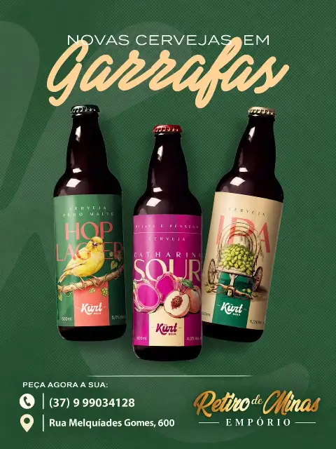 Kürt Beer chega ao Empório Retiro de Minas com novos sabores