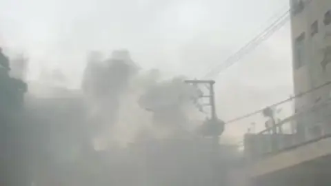 VÍDEO: Trabalhador sofre queimaduras graves durante incêndio em pastelaria em Itaúna