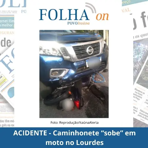 Acidente grave no bairro Lourdes deixa motociclista ferido