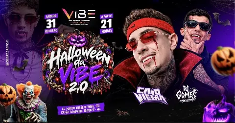 31/10 DJ Caio Vieira + DJ Gomes + DJ PZ - Vibe Casa de Show - Sábado na Vibe