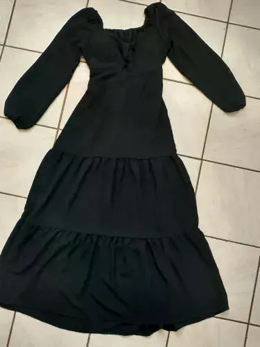 Vestido longo Preto Tamanho M