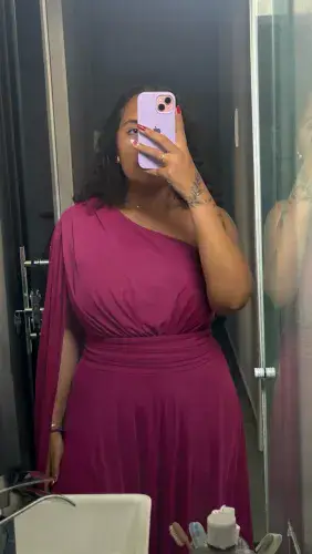 Vestido de Festa Longo Magenta/Fúcsia