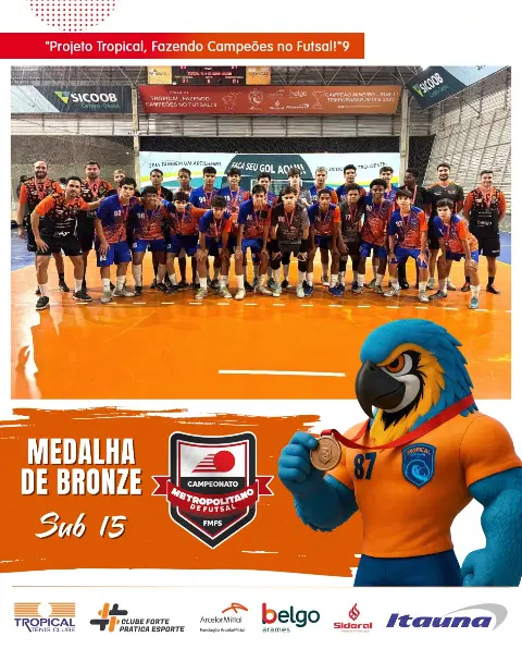 Tropical Futsal Sub-15 — Campeão Metropolitano