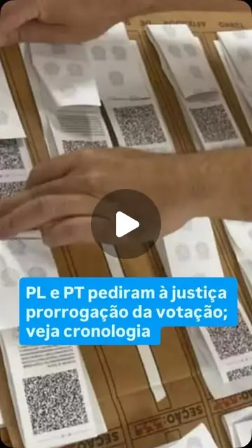 Votação prorrogada até 19h no segundo turno das eleições