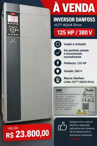 Inversor de frequência 125hp