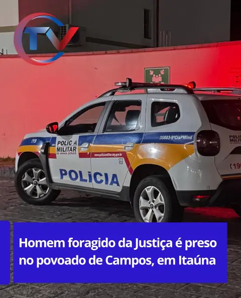 Homem foragido é preso pela Polícia Militar