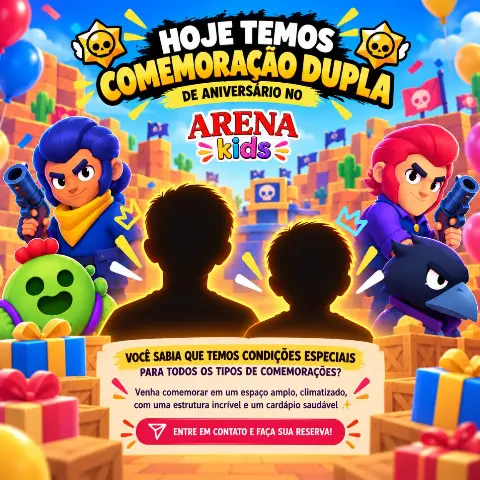 Arena Kids: espaço para festas e aniversários