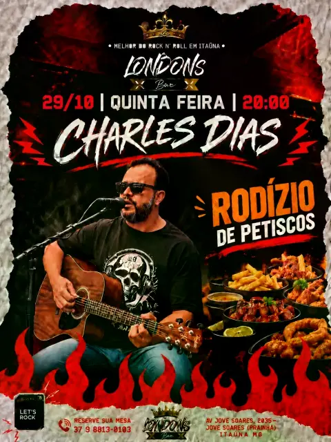 Show Skank Saideira – quinta, 20h no Londons Bar