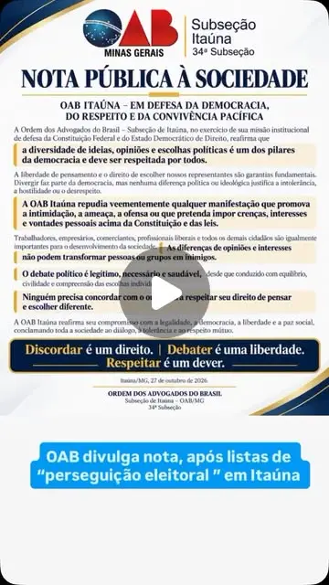 Ministério Público investiga tentativa de expor eleitores