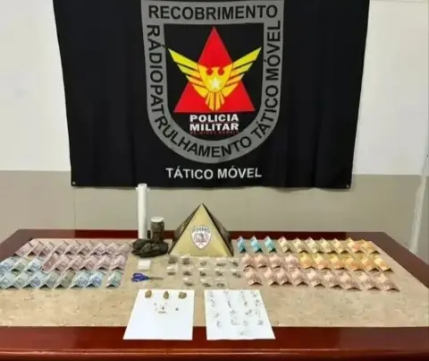 Trio é preso por suspeita de trafico de drogas em Itaúna