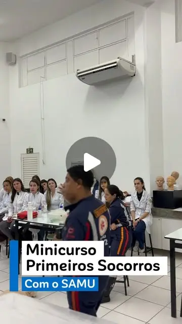 Minicurso de Primeiros Socorros com o SAMU na Universidade de Itaúna