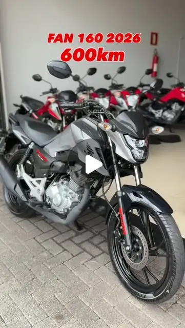Honda Fan 160cc 2026 – Apenas 600km