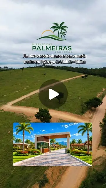 Lotes à venda no Condomínio Mirante das Palmeiras