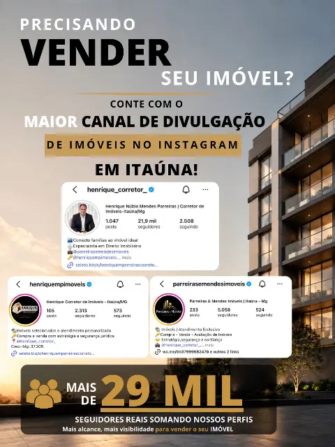 Precisa vender seu imóvel em Itaúna? Anuncie aqui!