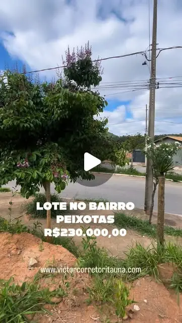 Lote à venda no bairro Peixotas – 427m2