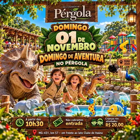 Domingo de Aventura no Pérgola