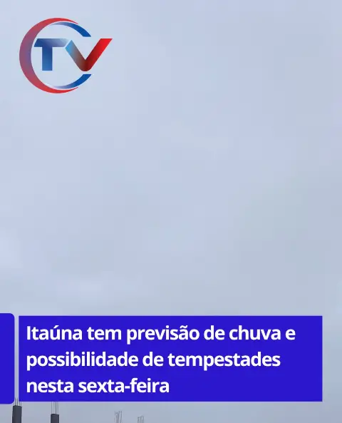 Previsão de chuva e tempestades em Itaúna nesta sexta