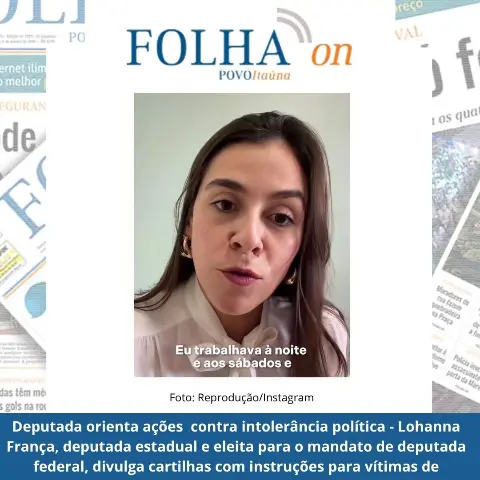 Deputada Lohanna lança cartilha contra assédio eleitoral