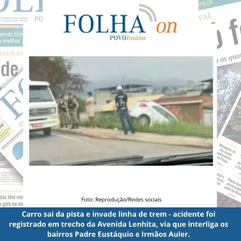 Acidente na Avenida Lenhita, entre Padre Eustáquio e Irmãos Auler